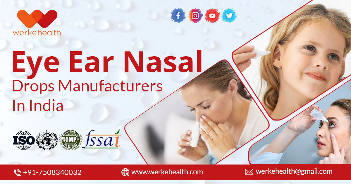 Eye Ear Nasal Drops Manufacturers in India