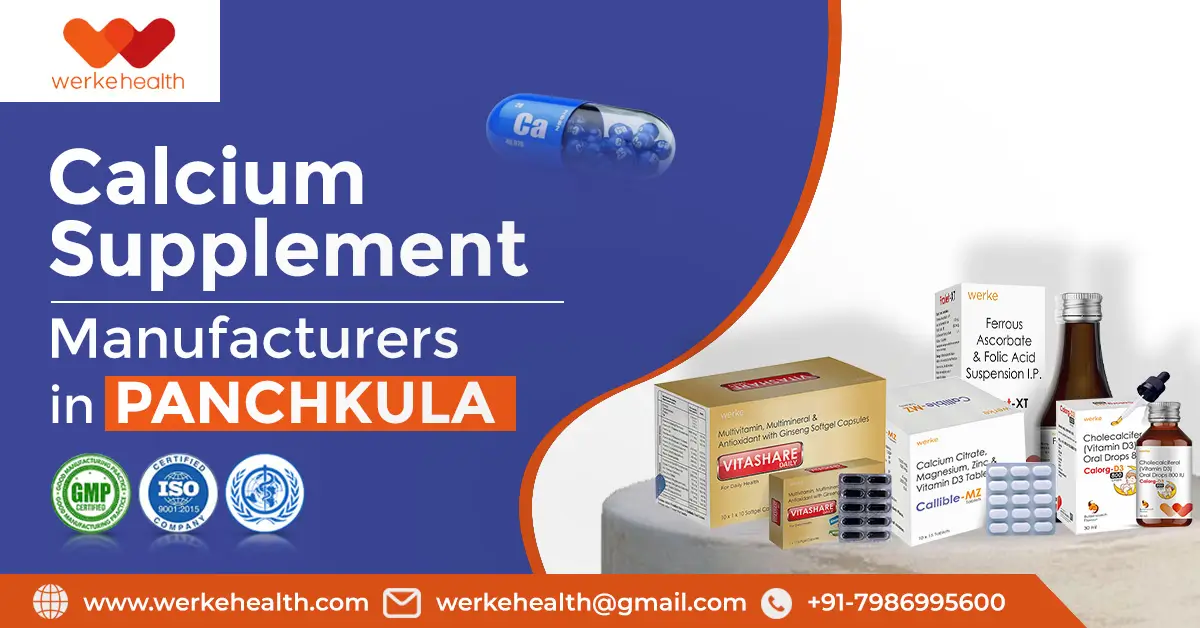 Calcium Supplement Manufacturers in Panchkula | Werke Health